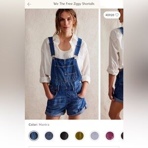 Free People Shortalls